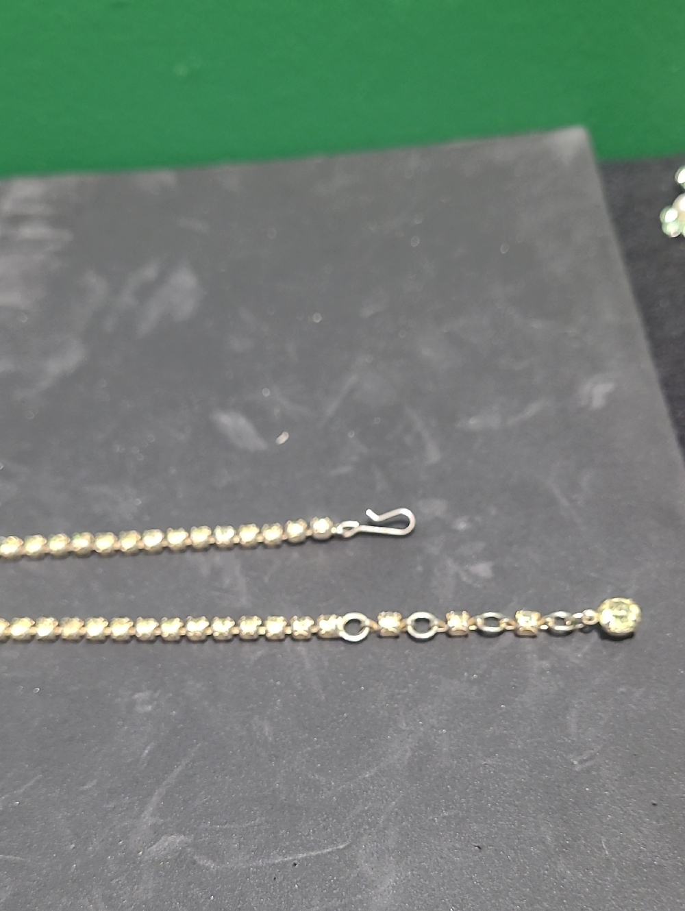 Elegant Sherman Gold-Tone Floral Crystal Rhinestone Pendant Necklace - Picture 11 of 14